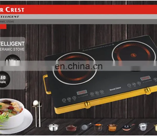 Induction Cooker 110v/220v 2000W Touch Control Black Color Easy to Operate Rice Soup Milk Hotpot Rice Keep Warm Function photo-3
