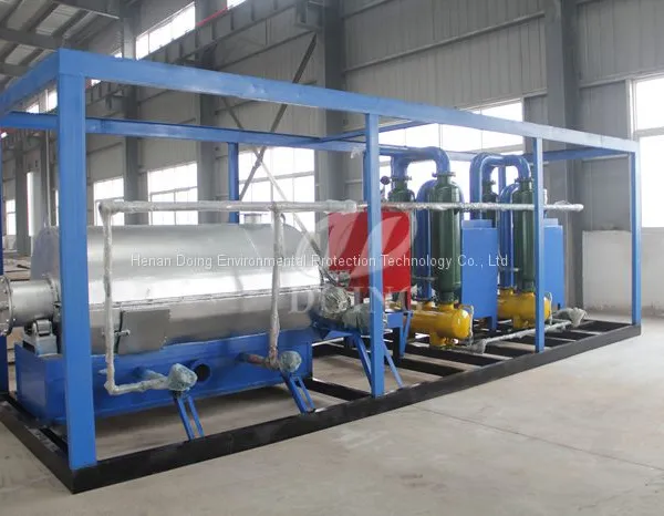Best DOING Waste Plastic Pyrolysis Plant With Low Cost PE PP PS ABS Plastic Pyrolysis Gengerator photo-2