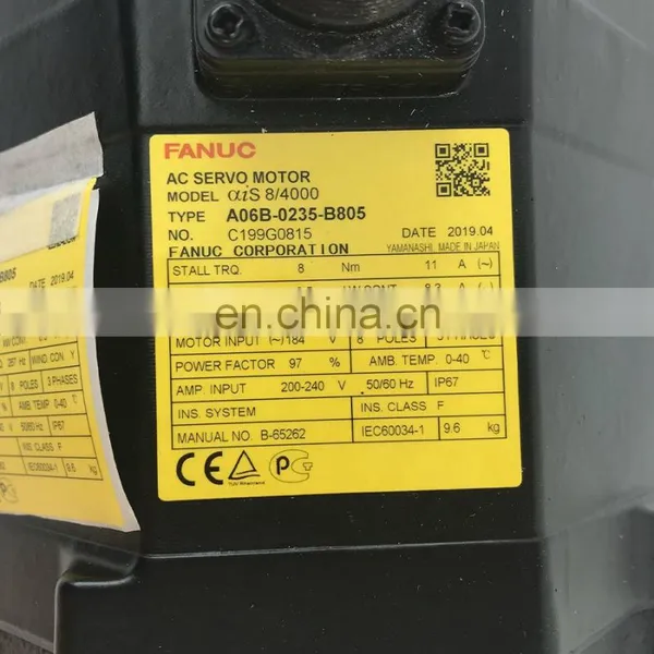 A06b-0235-b805 Fanuc Ac Servo Motor Servo Motor Drive A06B-0235-B805 photo-2