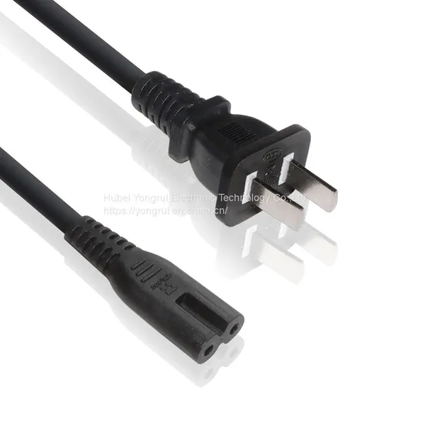 Factory Supply China CCC Certificated 2 Pin Copper Wire AC Electric Cable Power Cord photo-3