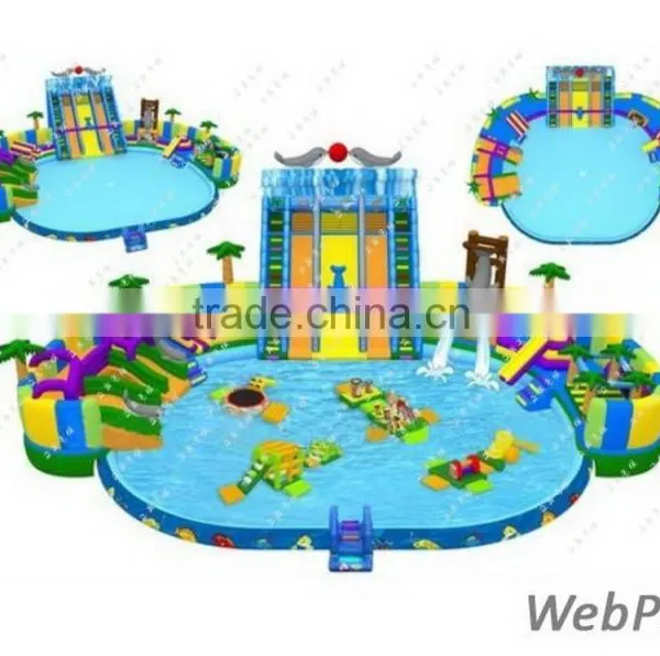 2016 New Durable Inflatable Lobster Theme and Other Series Water Park With Pool on Land Interesting for Kids Playing photo-4