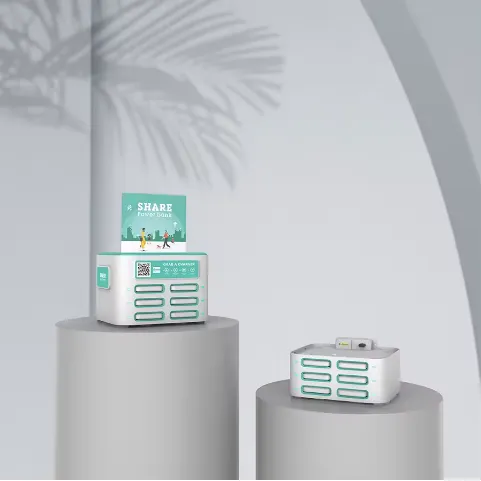 Customized APP Operated Cell Phone Restaurants Charging Station Share Power Bank Charge Phone Charger Station Rental Power Bank photo-2