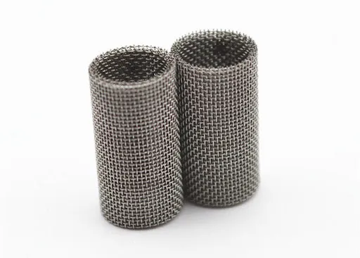 Customized 304 Stainless Steel Woven Wire Mesh Cylinder Filter Tube For Liquid Filtration