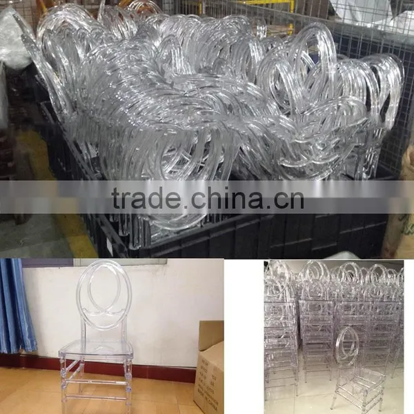 Manufacturer Supply Clear Resin Phoenix Wedding Chair photo-2