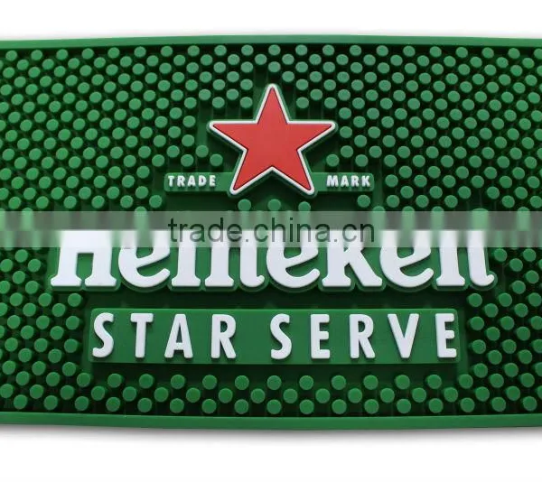 2016 New Product Non-slip PVC Bar Mat With Non-woven Fabric Bar Accessories photo-2