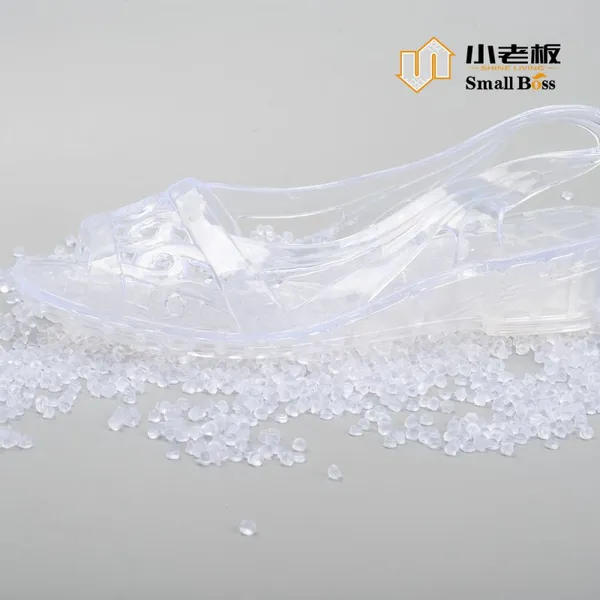 Crystal Soft PVC Sandals Rain Boots Flexible PVC Granules Compounds for Shoes Molding Application in Africa Market photo-4