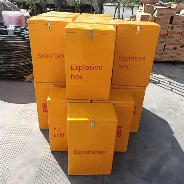 Copper Lock Explosive Box, Made of Fiberglass, Underground Insulated Gunpowder Box, Hand-held Detonator Box photo-3