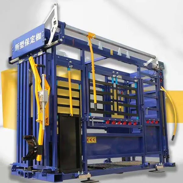 Heavy-Duty Automatic Galvanized Steel Metal Cattle Crush Livestock Cow Squeeze Chute Farm Equipment With Scales Fence & Trellis photo-6