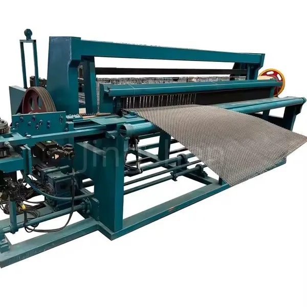 Semi Automatic Crimped Wire Mesh Metal Sieve Net Vibrating Screen Weaving Machine With Factory Price photo-3