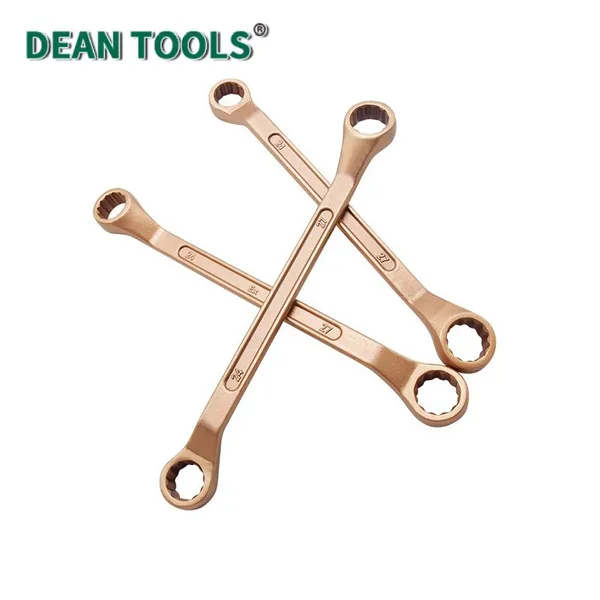 11-Piece Double Box Offset Wrench Set, Non-Sparking, Bronze Alloy,Size:8*10-30*32 mm photo-4