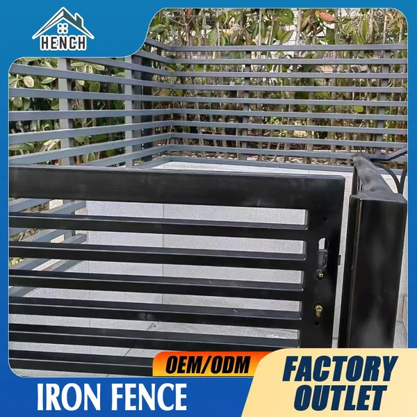 Fancy Wrought Iron Railing China Balcony Balustrades Stair Iron Fence photo-4