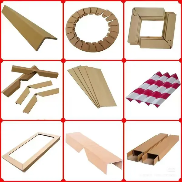 Custom Size U Shape C Shape Paper Edge Board Waterproof Paper Corner Protector FSC Certified for Palletized Cargo Sea Freight photo-2