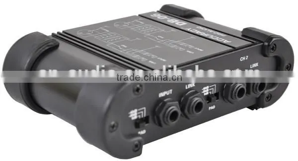1/4" Instrument to 1/4" XLR Dual Channel DI Box DB-06 photo-2