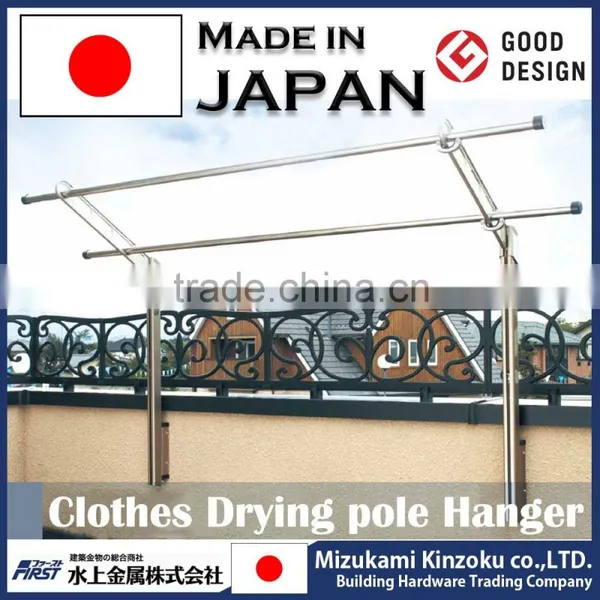 Best-selling and Functional Clothes Drying Rack Height Adjustable Made in Japan photo-5