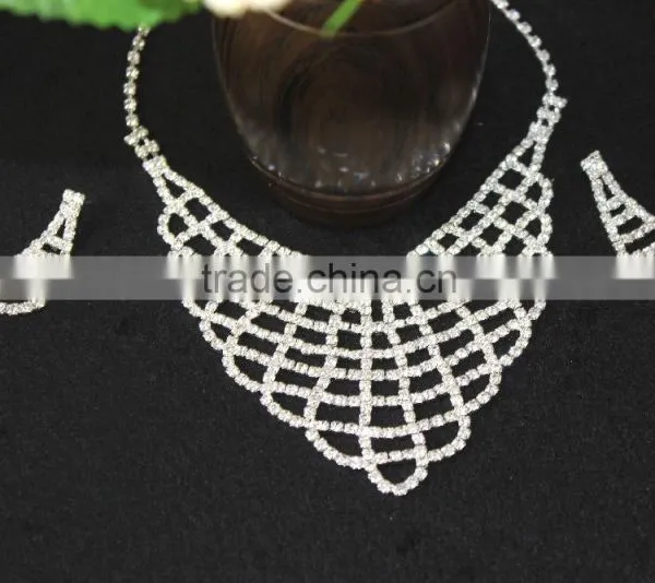 2015 New Products Fashion Women Wedding Crystal Jewelry Set photo-6