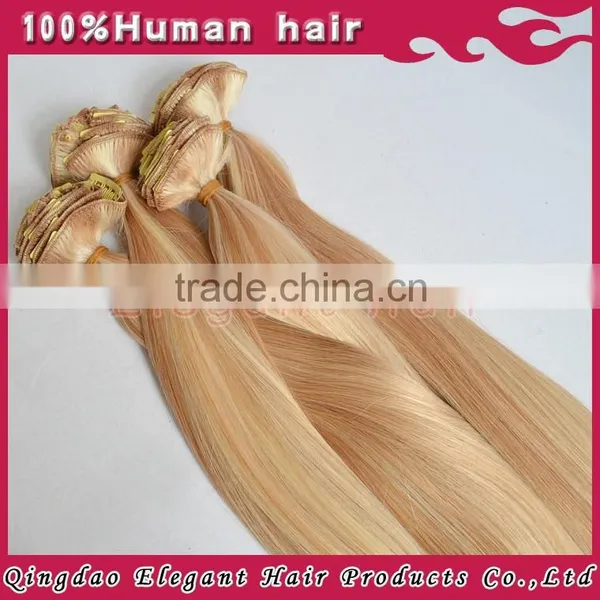 70 300g Excellent Hot Sale Human Clip in Human Hair Extensions 300g photo-6