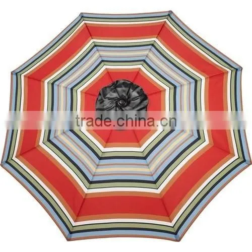 Wooden Sun Bed and Umbrella for Beach