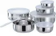 Stainless Steel Mixing Bowl With Plastic Lid