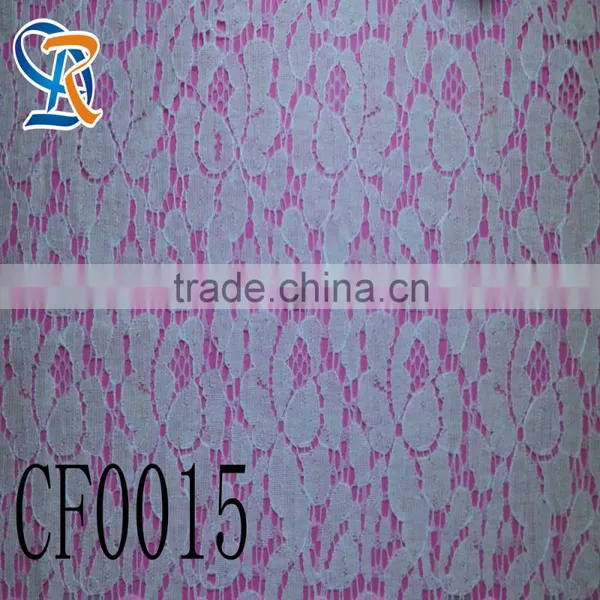 2015 Designs Cotton Lace Fabric Polyester Dress Fabric Mexico's Exports to Brazil photo-4