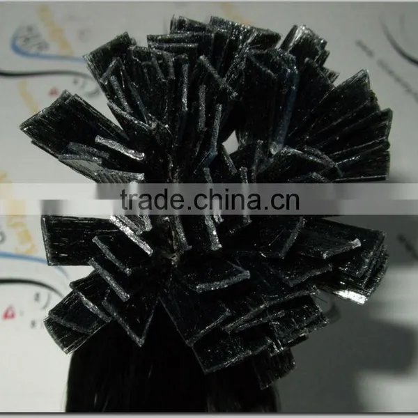 Wholesale 100% Human Keratin Hair Silky Straight Flat Tip Hair Extension photo-6