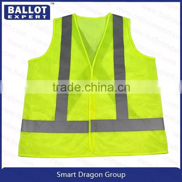 Warning Reflective Tape Vest for Worker on Voting