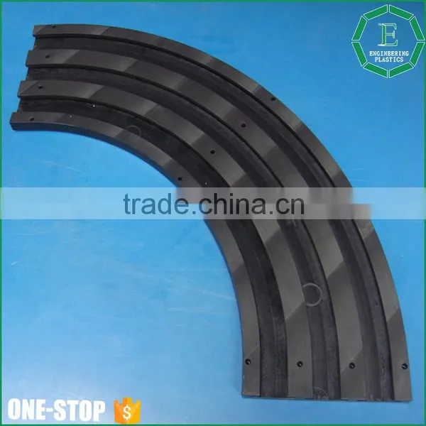 Guangzhou Custom Plastic Engineering Products Cnc Machined Making Plastic Guide Rail photo-2