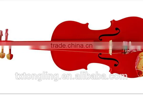 Red Colorful Violin With Cases TL-DS001 photo-2
