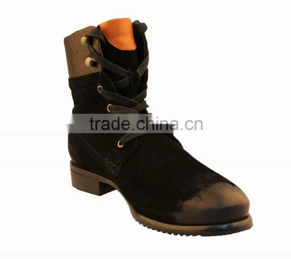 2015 High-grade High Cut Full Genuine Leather Men Shoes for Walking photo-3