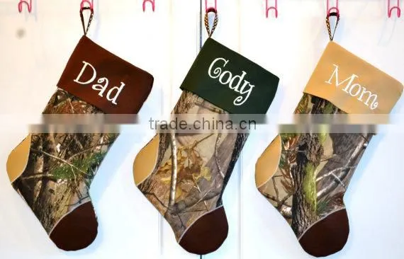 Camouflage Camo Christmas Stocking