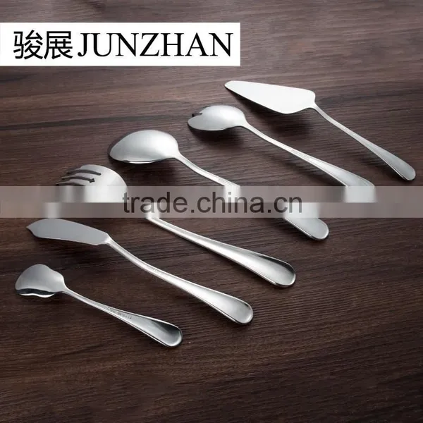 Junzhan Stainless Steel Cake Shovel With High Mirror Polishing and Plain Handle Design photo-3