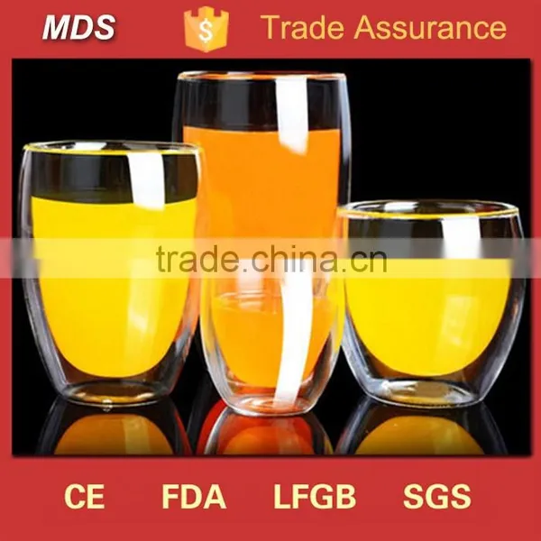 Hot New 8oz Double Wall Whiskey Glass With Heavy Bottom photo-6