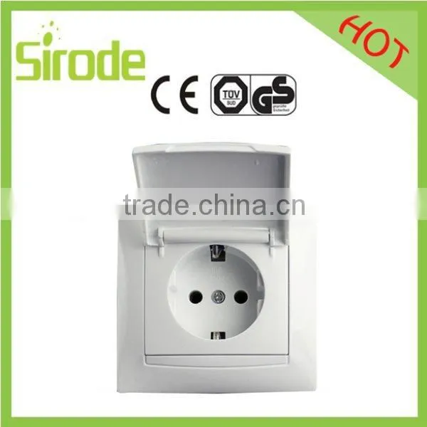 High Quality 2 Gang Double European Power Wall Plate Socket Outlets With Mobile Phone Charger 2 USB Ports photo-3