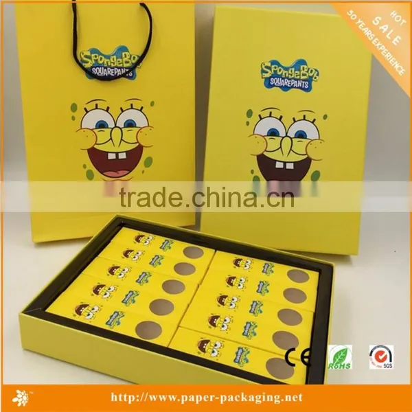 DW-G11901 Cartoon Spongebob Squarepants Handle Paper Gift Bag photo-2