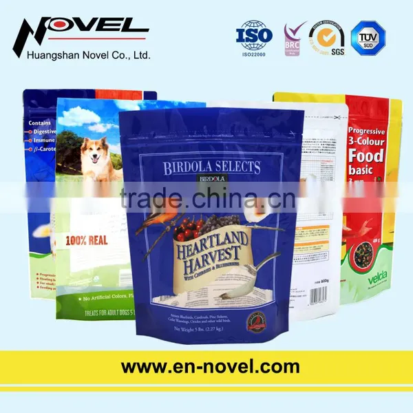 Customized Plastic Stand Up Pouch for Pet Food Packaging