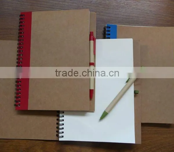 210x165mm Eco-friendly Notebook With Pen