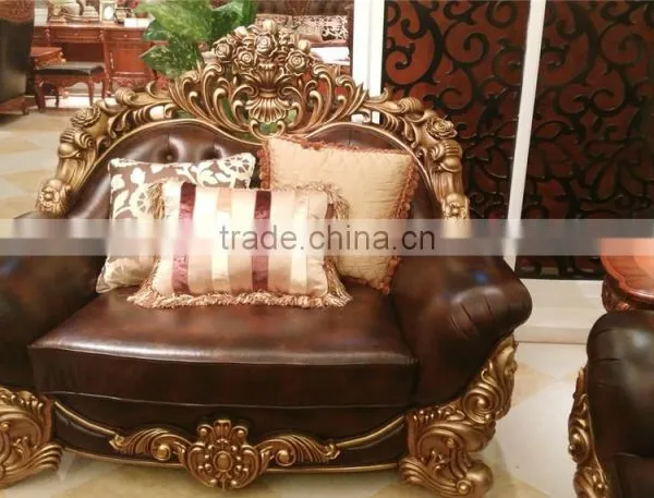 Furniture Dubai Sofa Set Adjustable Headrest Sofa Set Royal Style Furniture photo-3