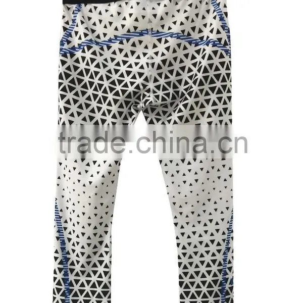 Santic Women Sport Pant OEM Service All Over Print With High Waist photo-2