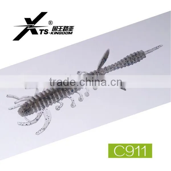 75mm 1.4g,100mm 3.2g Fishing Soft Worm Bait