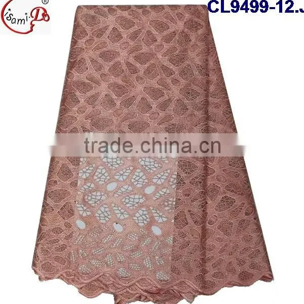 CL9499 Beautiful Design Hot African Style French Lace Fabric,net Tulle Lace Fabric for Sale photo-4