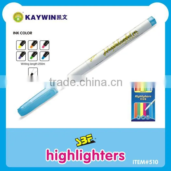 Thin fluorescent highlighter marker item 510