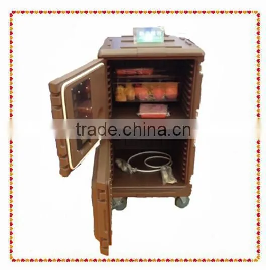 Double Doors Plastic Food Heated Cabinet, Electric Heated Food Warmer photo-3