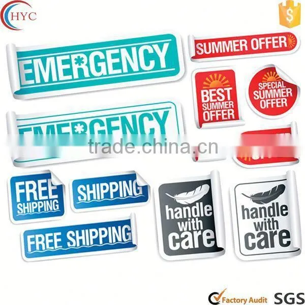 2015 Cheap Pvc Label Sticker,sticker Printing,reflective Sticker Printing photo-3