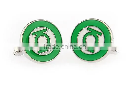 Green Lantern Symbol Cufflinks