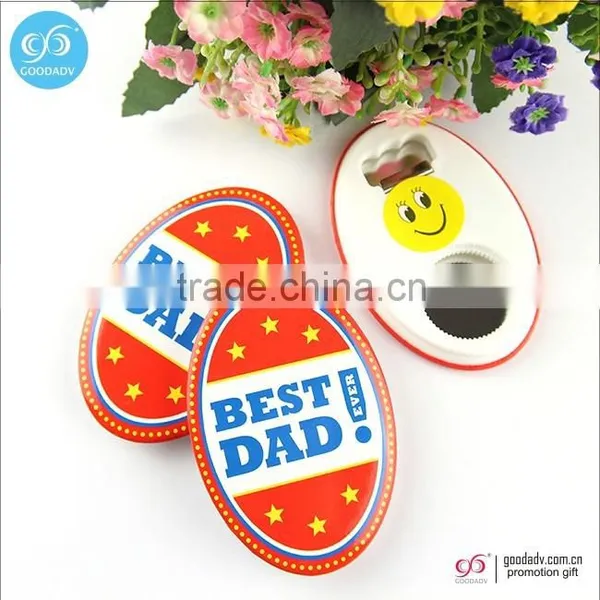 Multifunctional Magnetic Tin Opener Custom Printed 58mm Button Bottle Opener photo-3