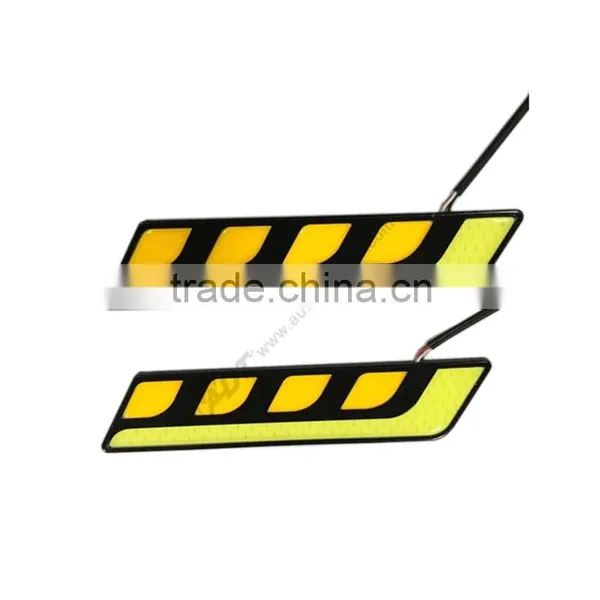 Dual Color Car LED Daytime Running Light Fog Lamp Strip DRL+Turn Signal Light photo-3