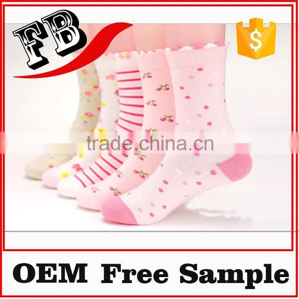 Childrens Cartoon Tube Sock Slipper Socks With Rubber Sole for Children