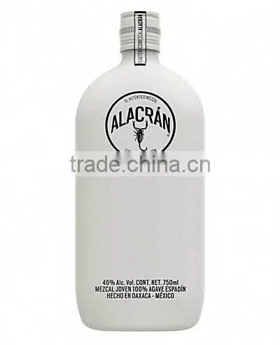 750ml Frosted Glass Bottle With Aluminum Cap