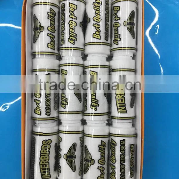 100%colorful Cotton Sewing Thread photo-3