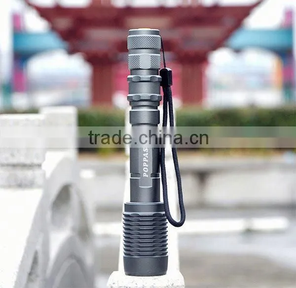 V5-858 High Quality XM-L T6 Led High Power Torch Zoomable Waterproof LED Torch Light photo-3