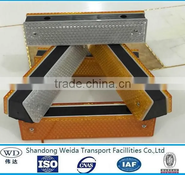 Traffic Signal / Highway Guardrail Reflectors Delineator Rectangle photo-3